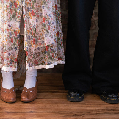 Moira & Claire - all dressed up